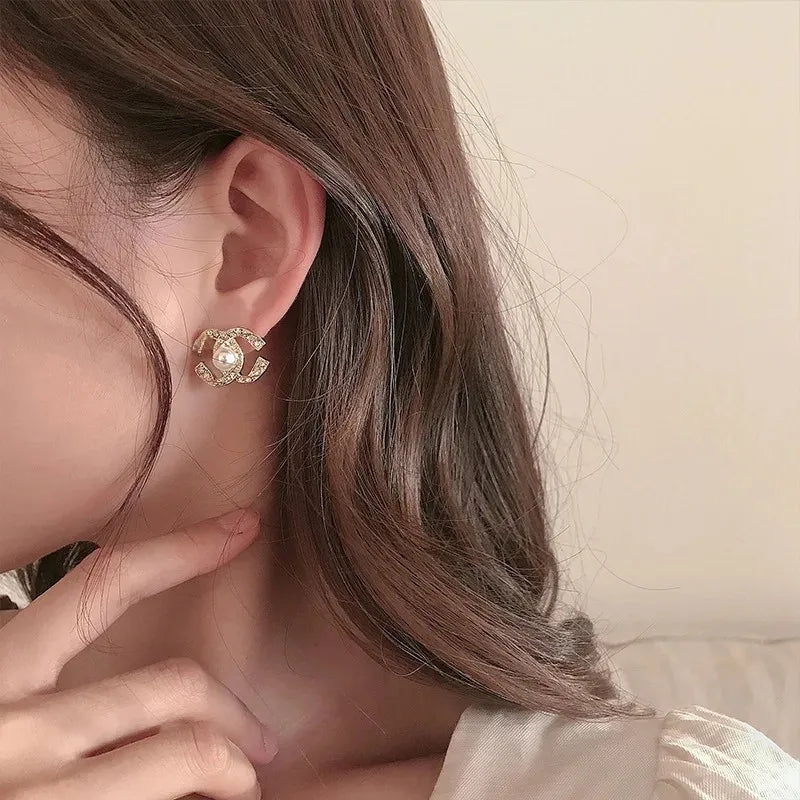 Double C Inspired Earrings