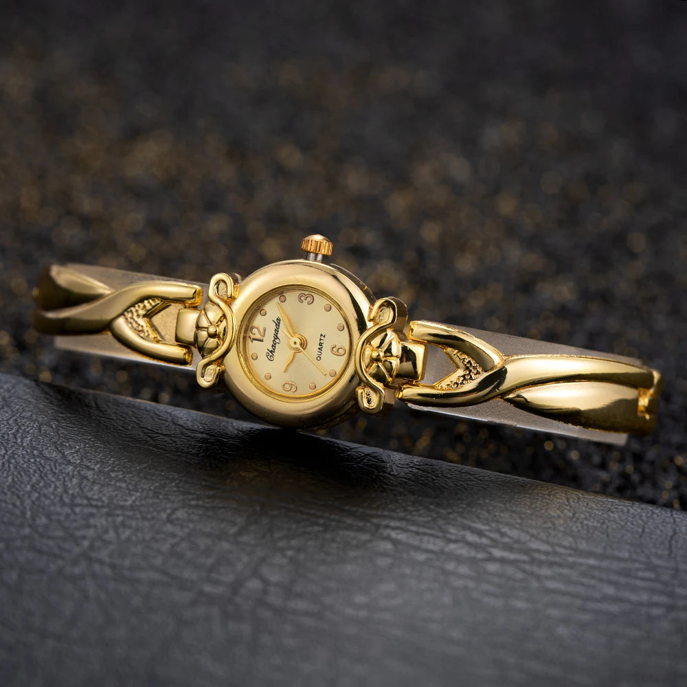 Gold Bracelet Wristwatch