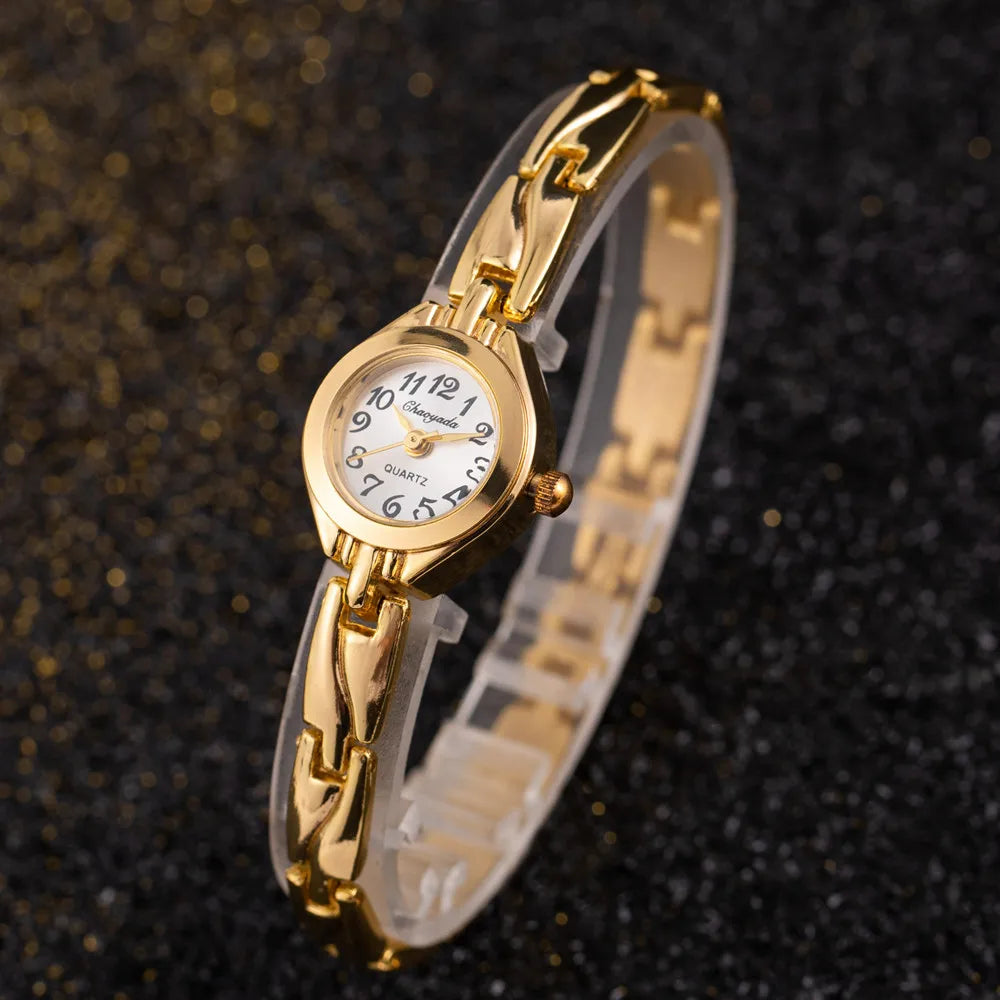 Gold Bracelet Wristwatch