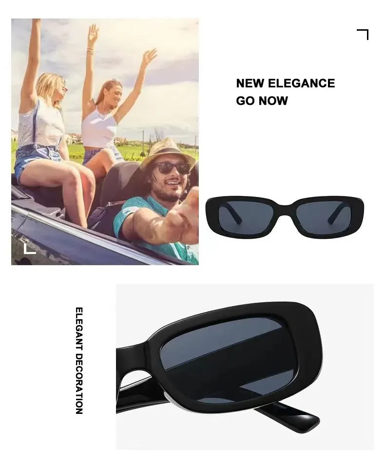 Retro Small Square Sunglasses