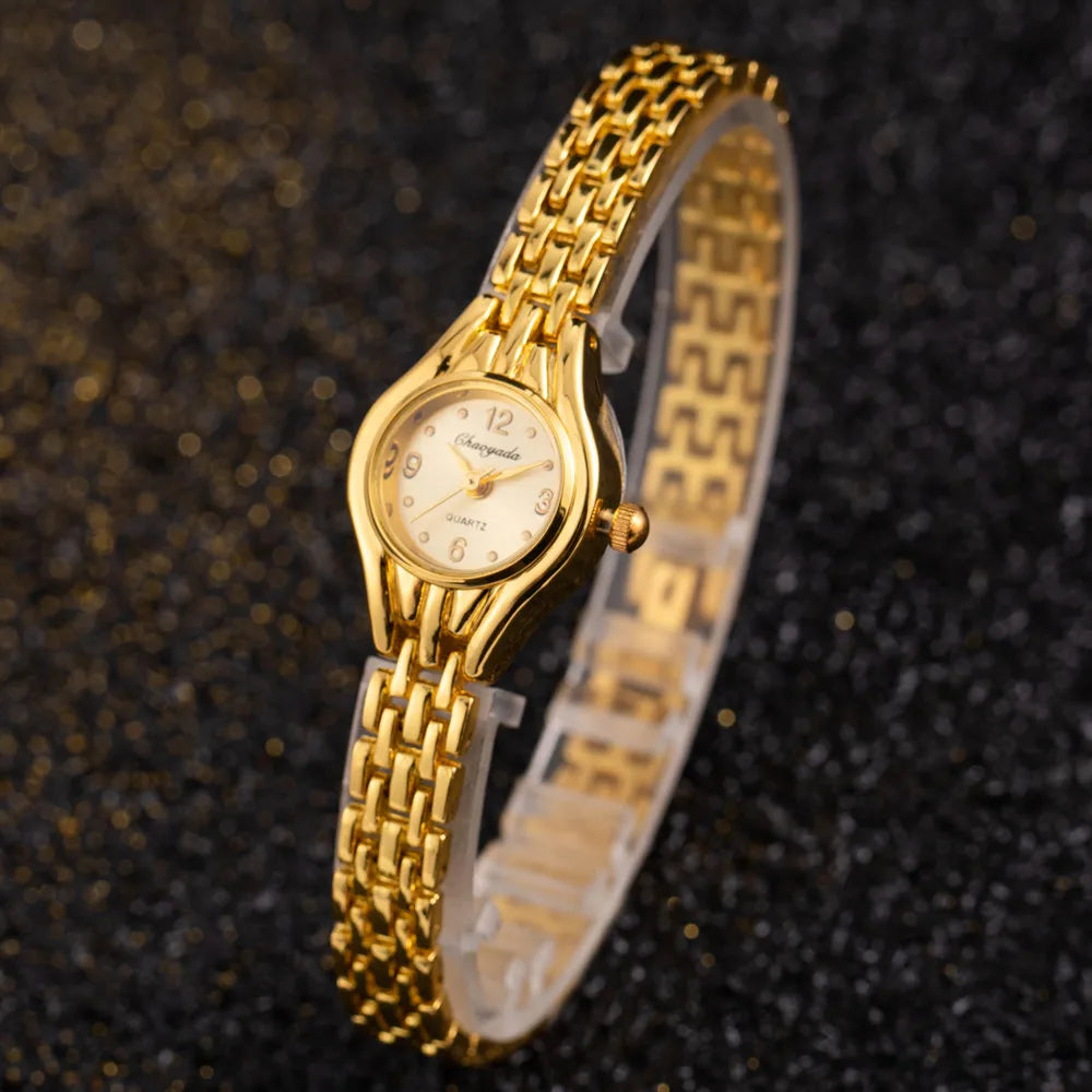 Gold Bracelet Wristwatch