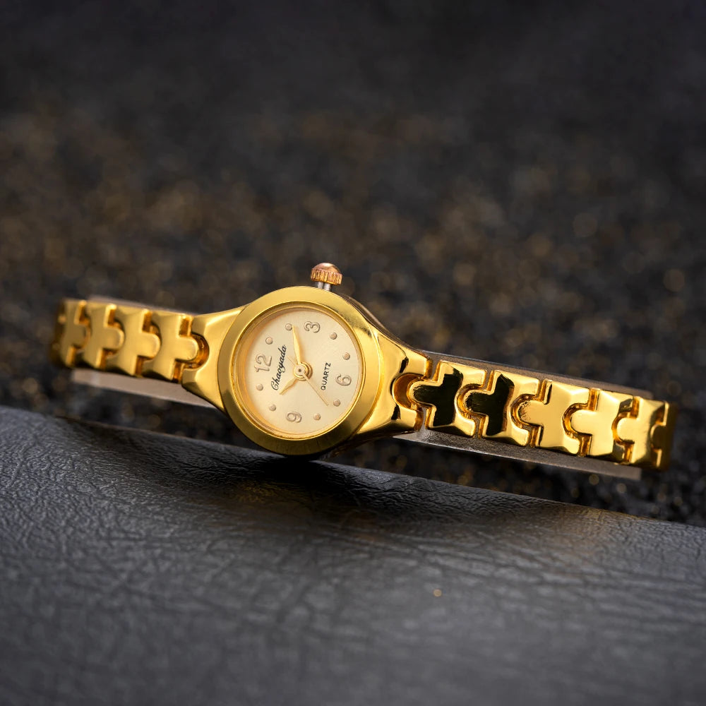 Gold Bracelet Wristwatch