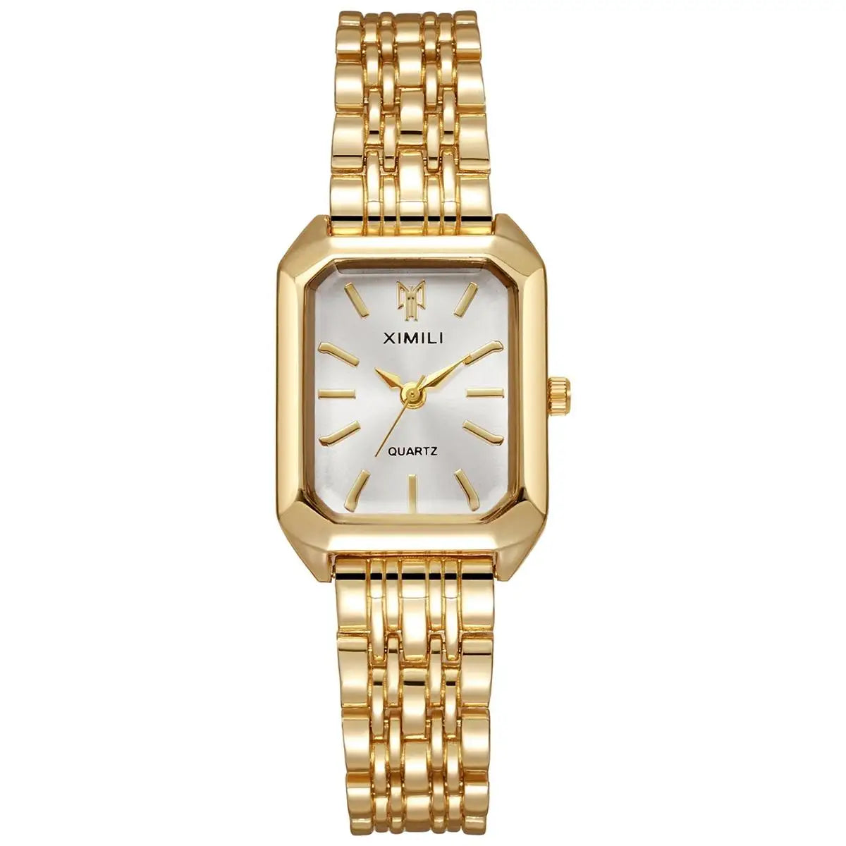 Five Bead Gold Bracelet Watch