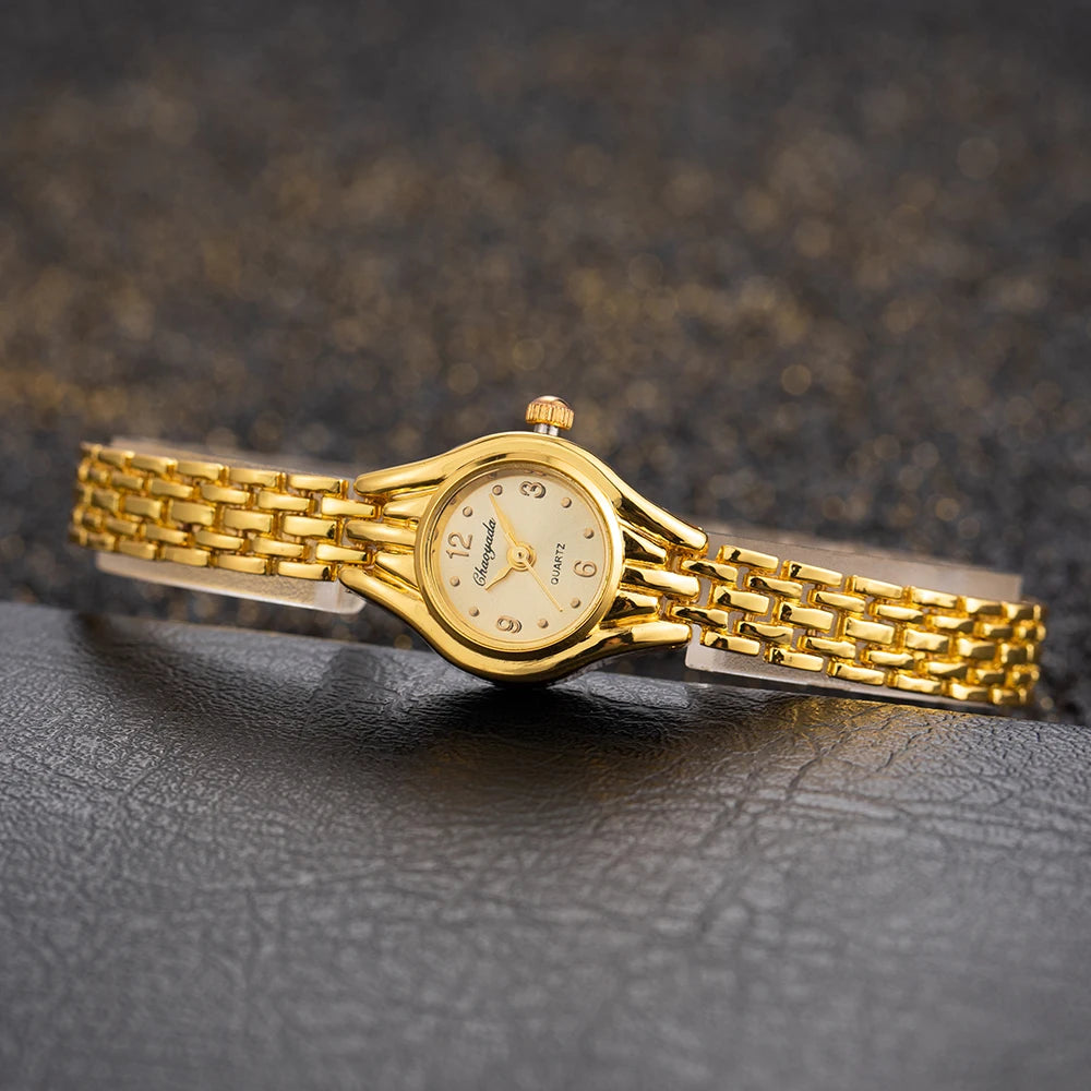 Gold Bracelet Wristwatch