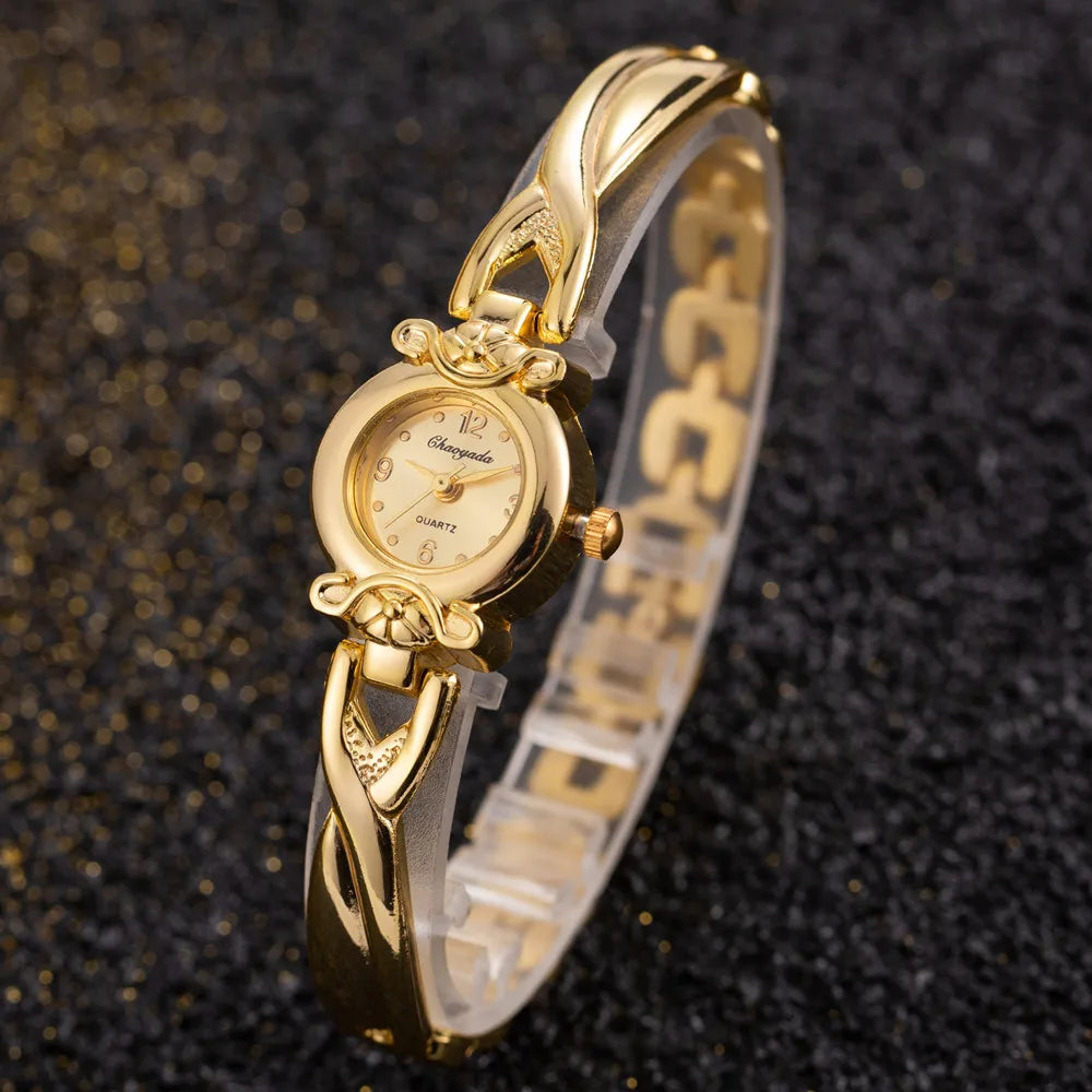 Gold Bracelet Wristwatch