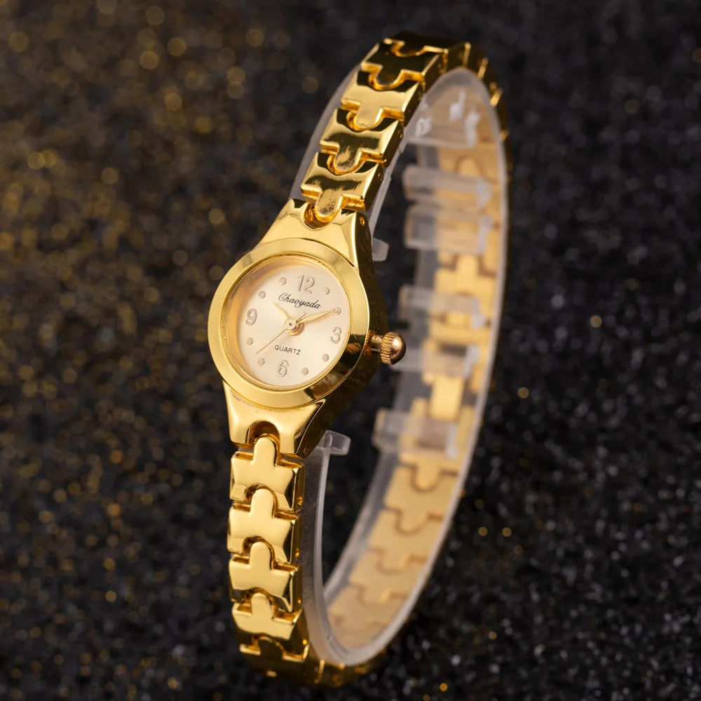 Gold Bracelet Wristwatch