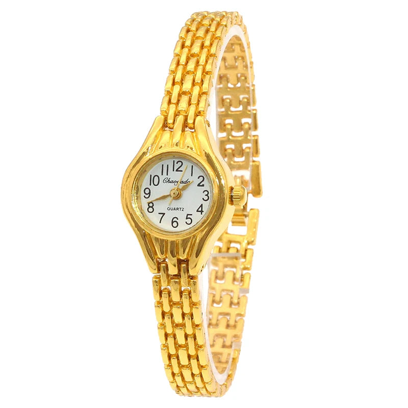 Gold Bracelet Wristwatch